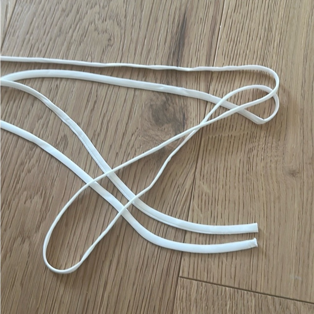 White corset strap
